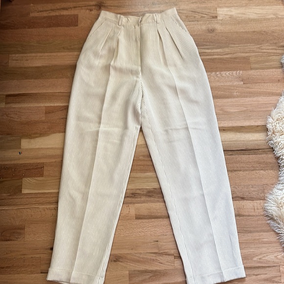 Silk pinstriped pants - Picture 2 of 5